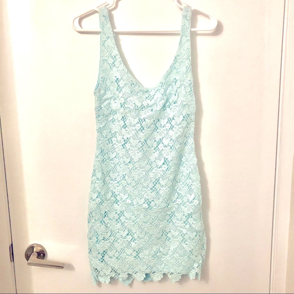 Zara Knit Lace Summer Dress